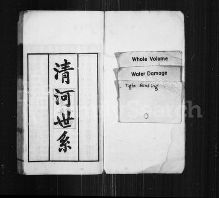 江苏张氏族谱-清河世系.pdf电子版插图1 江苏张氏族谱-清河世系.pdf电子版插图1