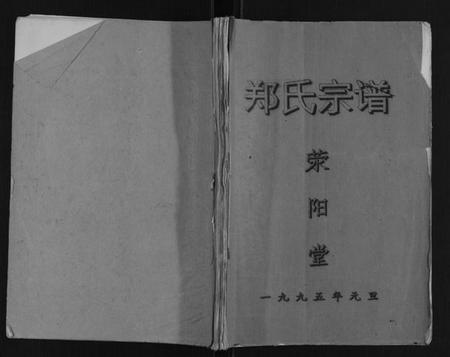 江苏郑氏族谱-郑氏宗谱[不分卷].pdf电子版