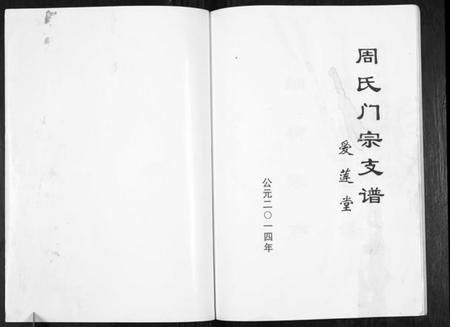 江苏周氏族谱-周氏门宗支谱[不分卷].pdf电子版插图1