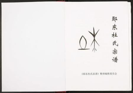 湖北杜氏族谱-郧东杜氏宗谱.pdf电子版插图1