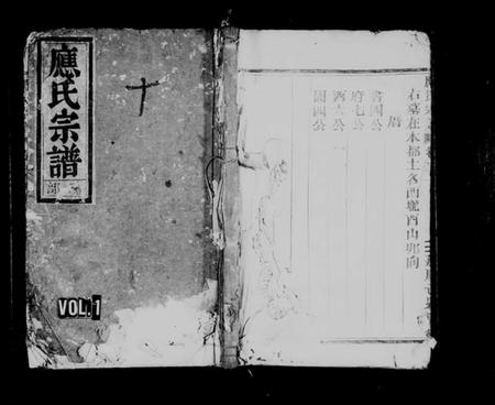 浙江应氏族谱-应氏宗谱 [残卷].pdf电子版插图1