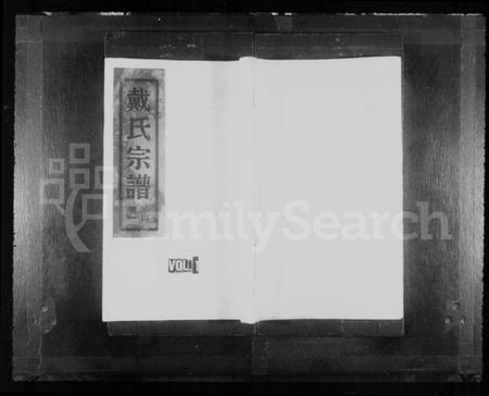 浙江戴氏族谱-戴氏宗谱.pdf电子版插图1