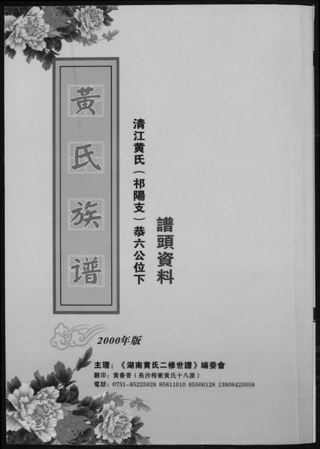 湖南黄氏族谱-黄氏族谱.pdf电子版插图