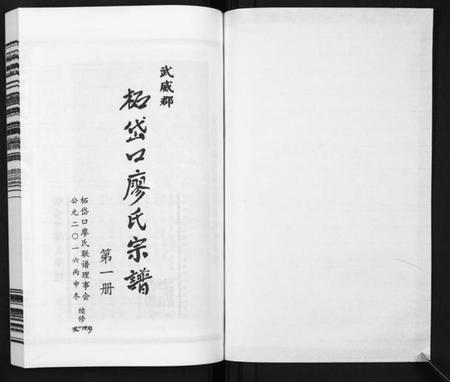 浙江廖氏族谱-拓岱口廖氏宗谱[3卷].pdf电子版插图1