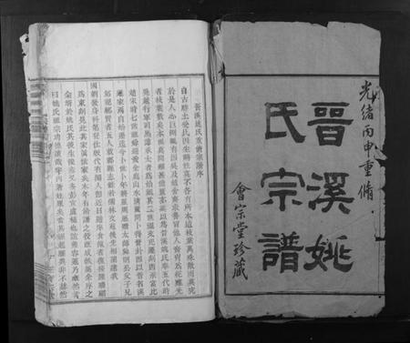 浙江姚氏族谱-晋溪姚氏宗谱.pdf电子版插图1