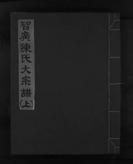 浙江陈氏族谱-智广陈氏大宗谱 [上中下册].pdf电子版插图1