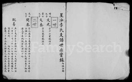 湖南李氏族谱-星沙李氏支谱 [1卷].pdf电子版插图4