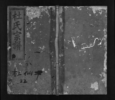 浙江杜氏族谱-杜氏宗谱 [残卷].pdf电子版插图1