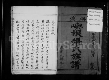 浙江张氏族谱-柟溪屿根张氏族谱.pdf电子版插图3