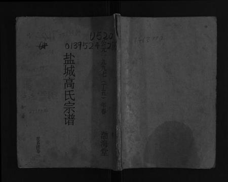 江苏高氏族谱-盐城高氏宗谱[不分卷].pdf电子版插图