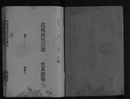 江苏高氏族谱-盐城高氏宗谱[不分卷].pdf电子版插图1