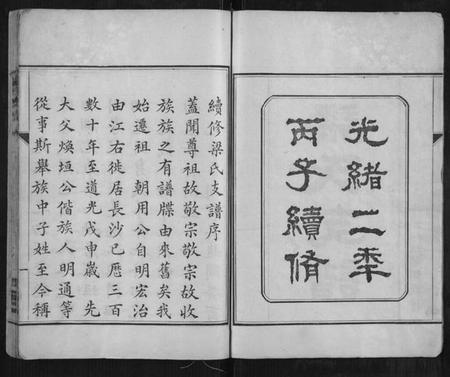 湖南梁氏族谱-梁氏支谱[2册].pdf电子版插图2