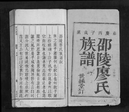 湖南廖氏族谱-廖氏族谱[2卷首1卷].pdf电子版插图1