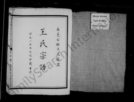 浙江王氏族谱-乐清盐盆石柱王氏宗谱.pdf电子版插图1