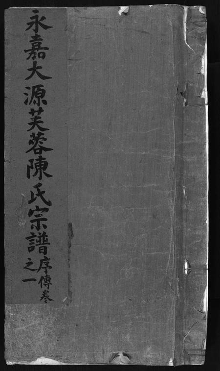 浙江陈氏族谱-永嘉大源芙蓉陈氏宗谱 [序传1卷,支图2卷,行第7卷].pdf电子版插图1