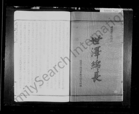 浙江陈氏族谱-洪川陡门陈氏宗谱.pdf电子版插图1