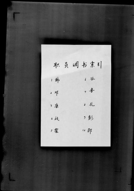 中国韩氏邓氏康氏段氏谷氏鲁氏孔氏彭氏邵氏霍氏族谱-满洲中央银行[职员履历及家谱档案资料].pdf电子版插图