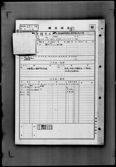中国韩氏邓氏康氏段氏谷氏鲁氏孔氏彭氏邵氏霍氏族谱-满洲中央银行[职员履历及家谱档案资料].pdf电子版插图3