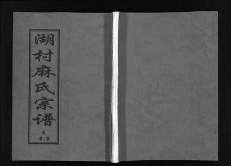 浙江麻氏族谱-湖村麻氏宗谱 [4卷].pdf电子版插图1