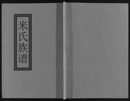 湖南米氏族谱-米氏族谱[不分卷].pdf电子版