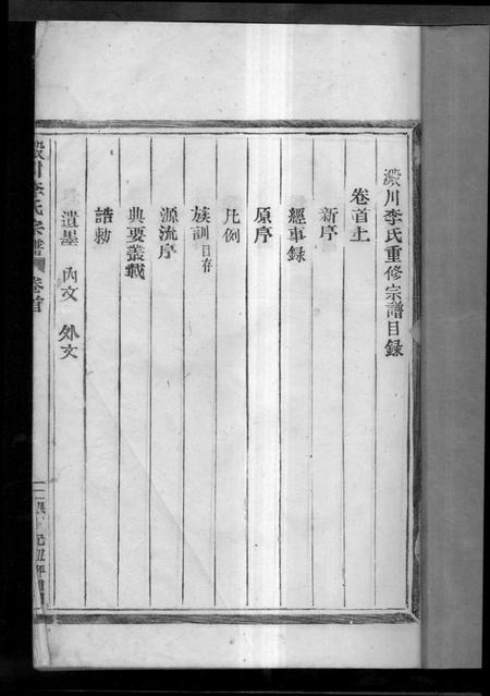 浙江李氏族谱-淀川李氏宗谱 [8卷,首2卷].pdf电子版插图1