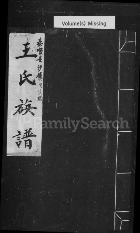 浙江王氏族谱-王氏族谱 [10卷,首1卷].pdf电子版插图1