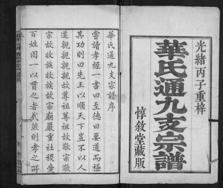 江苏华氏族谱-华氏通九支宗谱[28卷,首1卷].pdf电子版插图1