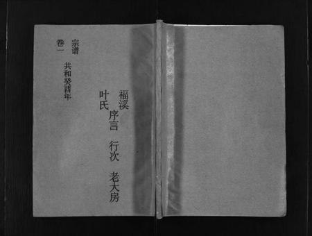 浙江叶氏族谱-福溪叶氏宗谱 [5卷].pdf电子版插图1