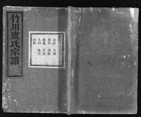 浙江卢氏族谱-竹川卢氏宗谱 [8卷].pdf电子版插图1