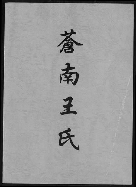 浙江王氏族谱-苍南王氏.pdf电子版