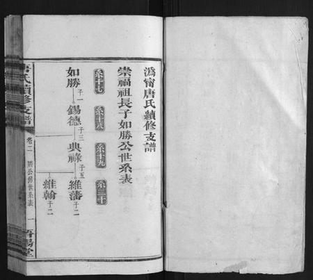 湖南唐氏族谱-唐氏续修支谱.pdf电子版插图1 湖南唐氏族谱-唐氏续修支谱.pdf电子版插图1