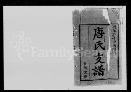 湖南唐氏族谱-唐氏续修支谱 [4卷].pdf电子版插图2