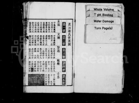 浙江徐氏族谱-蕉川徐氏宗谱 [2卷,首1卷].pdf电子版插图1