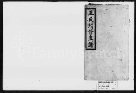 湖南王氏族谱-王氏续修支谱 [6卷,首2卷].pdf电子版插图1