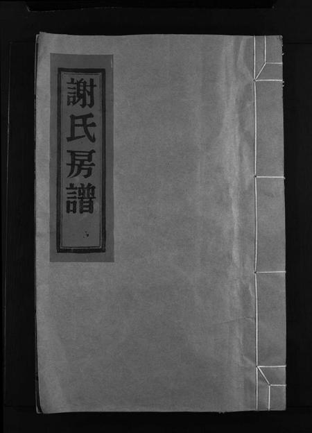 浙江谢氏族谱-谢氏房谱 [不分卷].pdf电子版插图1