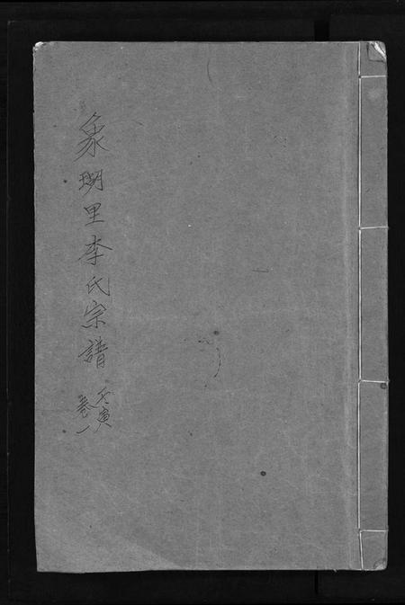 浙江李氏族谱-象瑚李氏宗谱[8卷].pdf电子版插图1