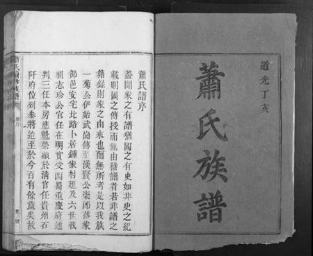 湖南萧氏族谱-萧氏续修族谱[不分卷].pdf电子版插图1
