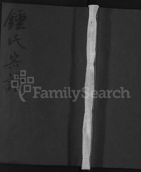 浙江锺氏族谱-锺氏宗谱 [残卷].pdf电子版