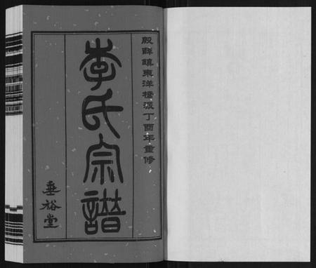 江苏李氏族谱-李氏东洋桥派家谱.pdf电子版插图1