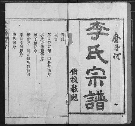 湖北李氏族谱-李氏宗谱.pdf电子版插图1