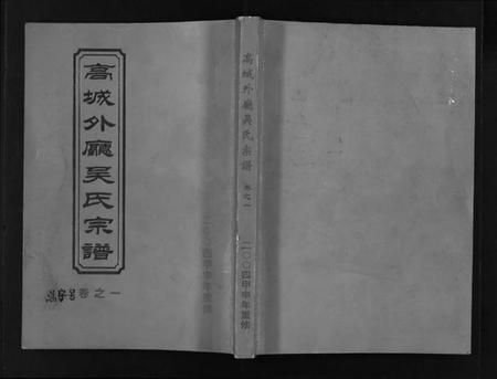 浙江吴氏族谱-高城外厅吴氏宗谱 [16卷,附1卷].pdf电子版插图1