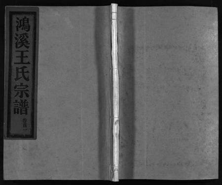 浙江王氏族谱-鸿溪王氏宗谱 [11卷,首5卷].pdf电子版插图1