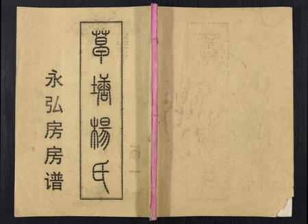 湖南杨氏族谱-草塘杨氏永弘房房谱.pdf电子版插图
