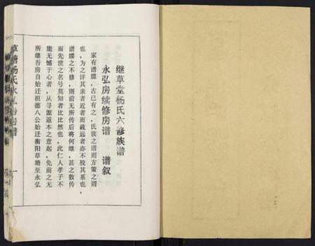 湖南杨氏族谱-草塘杨氏永弘房房谱.pdf电子版插图1