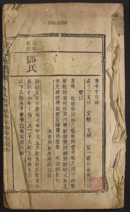 湖南袁氏族谱-袁氏族谱[残卷].pdf电子版插图1