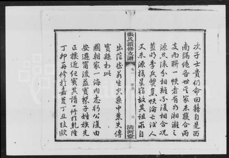 湖南张氏族谱-沩甯张氏续修支谱 [4卷].pdf电子版插图5