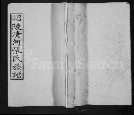 湖南张氏族谱-昭陵清河张氏族谱 [10卷,及卷首末].pdf电子版插图1