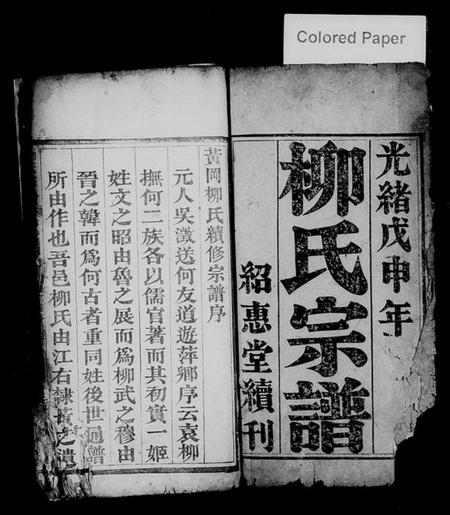 湖北柳氏族谱-柳氏宗谱 [3卷,首1卷].pdf电子版插图1