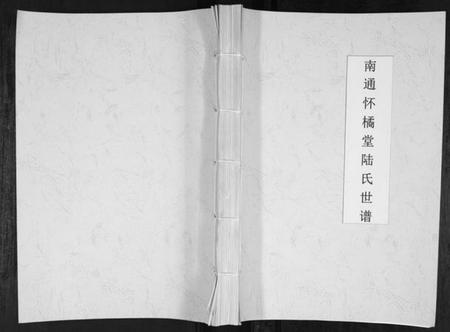 江苏陆氏族谱-南通怀橘堂陆氏世谱[不分卷].pdf电子版插图