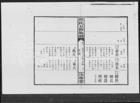 湖南周氏族谱-周氏五修族谱.pdf电子版插图4 湖南周氏族谱-周氏五修族谱.pdf电子版插图4